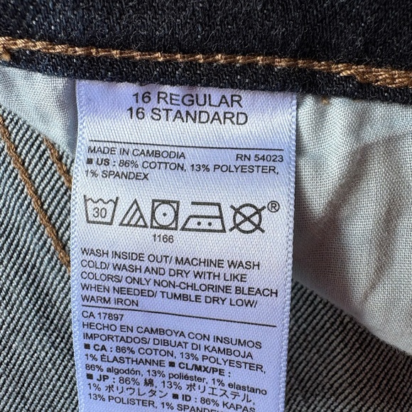 Old Navy Mid-Rise Bootcut Jeans - Size 16, Deep Blue, Excellent Condition - Picture 5 of 6